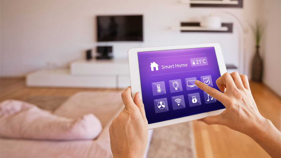 Tablette pour logement connecté