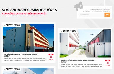 3 offres d'appartements neufs à Brest (29) - Lamotte