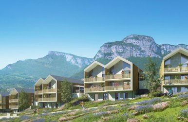 Pose de la première pierre du programme immobilier Panorama Village (Savoie) - Lamotte