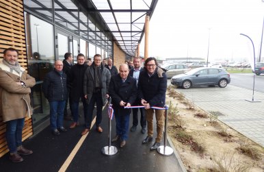 Inauguration du centre commercial de l’Europe à Pornic (Loire-Atlantique) - Lamotte