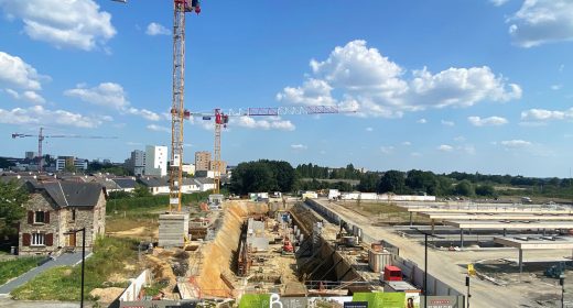 Démarrage des travaux du futur siège Lamotte à Rennes