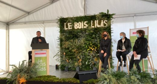 Bois Lilas à Rennes (35) : première poutre du siège Lamotte