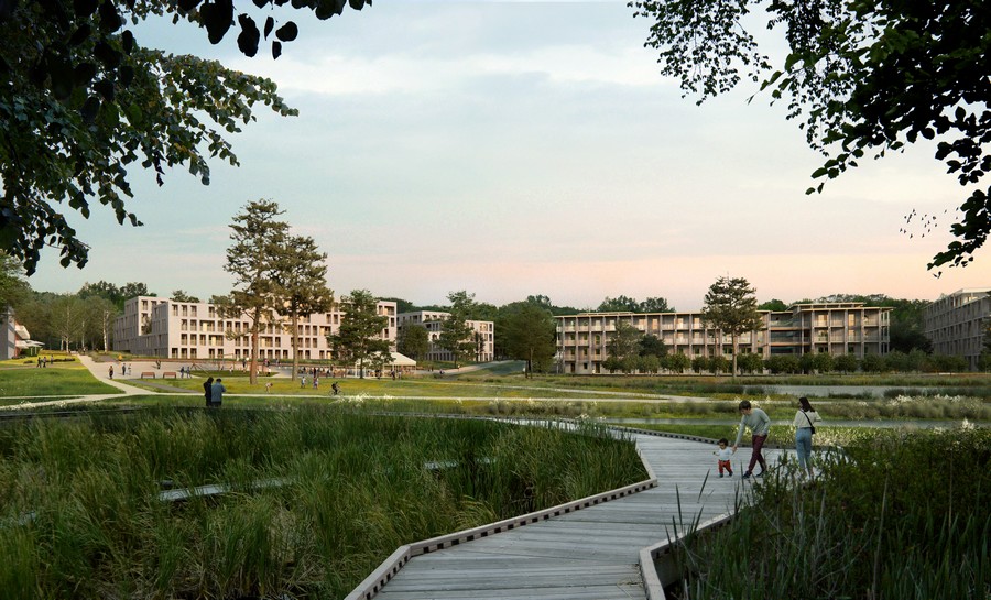 Vue panoramique du Cèdre Bleu à Sarcelles (95) - Lamotte