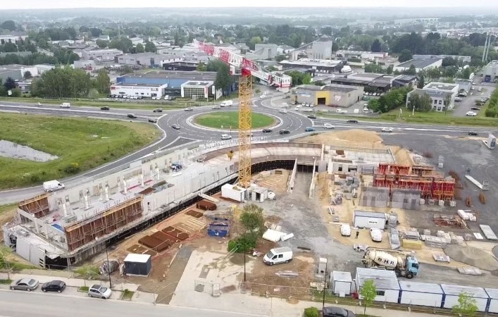 Vue de drone - Edonia à Pacé (Ille-et-Vilaine) - Corétech Lamotte