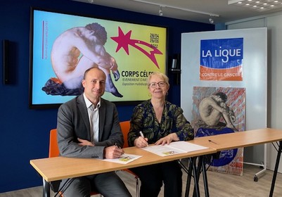 Corps Célestes : signature du partenariat avec la Ligue contre le Cancer - Lamotte