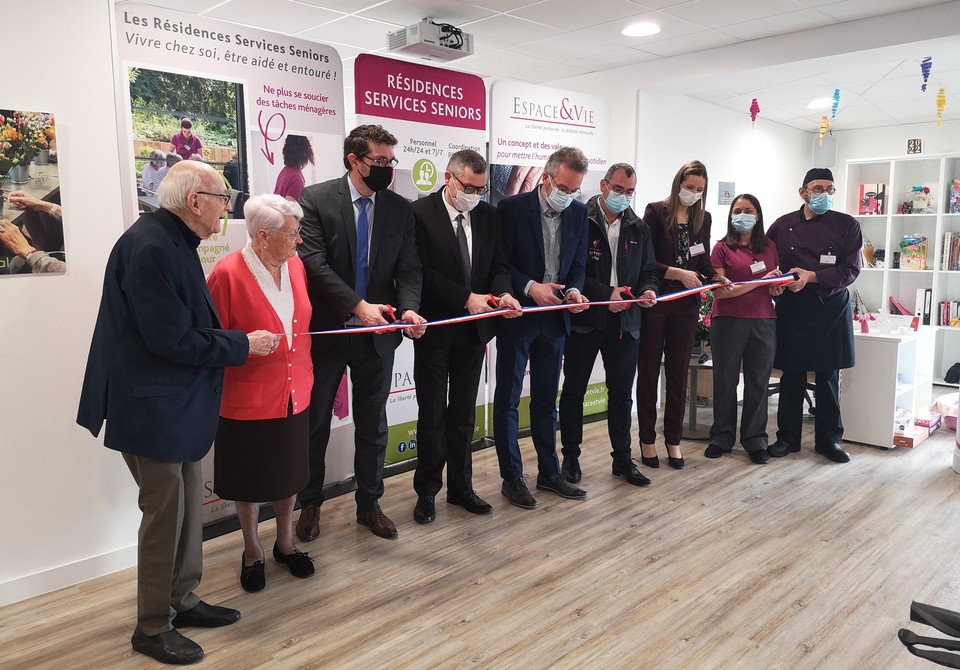 Inauguration de la résidence services seniors à Saint-Pol-de-Léon (Finistère) - Lamotte
