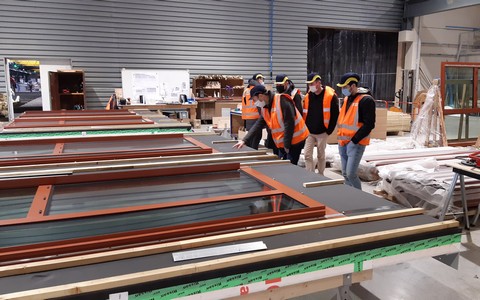 Les panneaux FOB à l'usine Briand - Lamotte