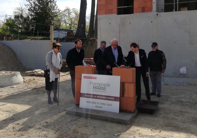 Résidence Services Seniors à Arzon (56) : pose de la première pierre - Lamotte