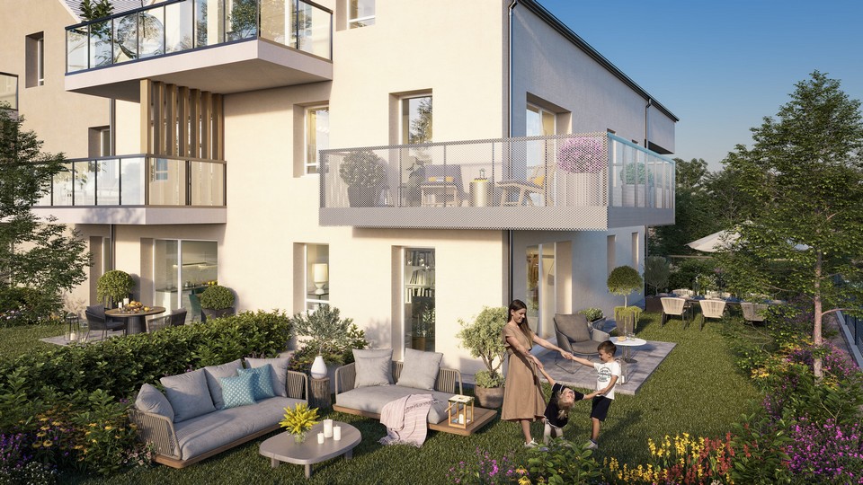 Terrasse Balcon d'Iris - Programme immobilier neuf à Ploufragan - Lamotte
