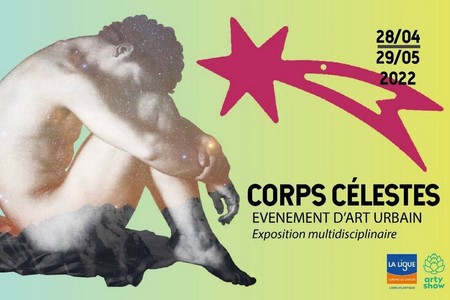 Presse - Ouest-France - Affiche de l'exposition Corps Célestes à Nantes - Lamotte