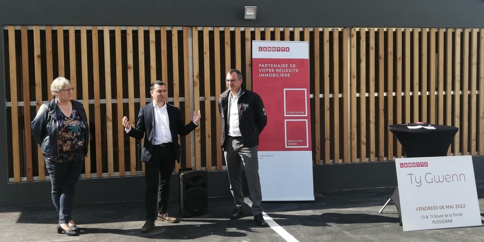 Discours devant la résidence Ty Gwenn à Plouzané (29) - Lamotte