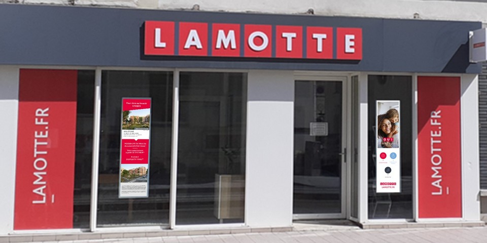Espace de vente à Angers - Façade - Lamotte