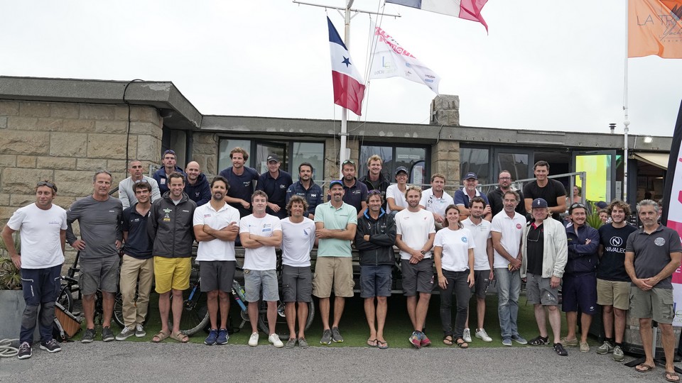 Les skippers de la 40' Malouine Lamotte (2022)