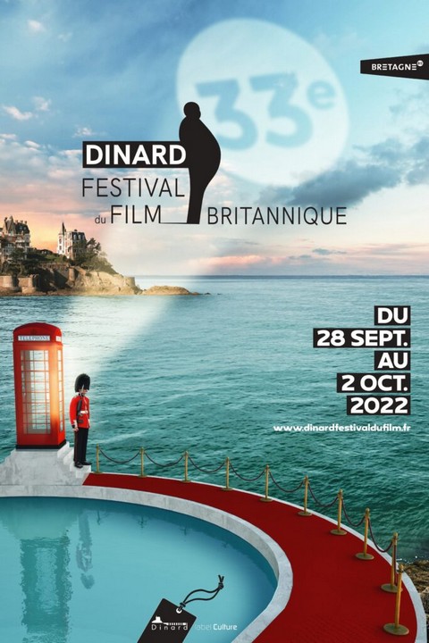 Festival du film britannique à Dinard - Affiche 2022 - Lamotte