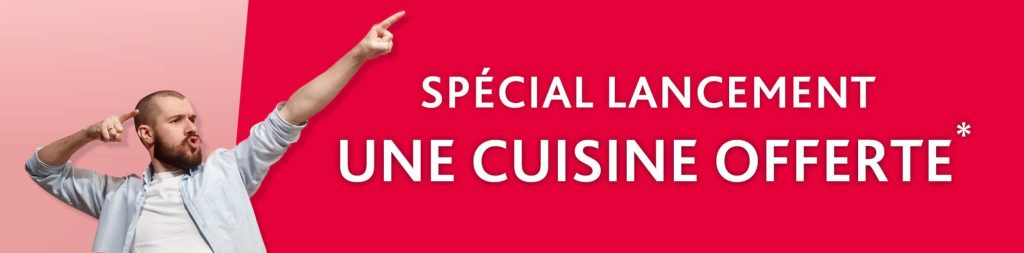 Lancement programme Castel Nevez - Offre commerciale cuisine offerte - Lamotte