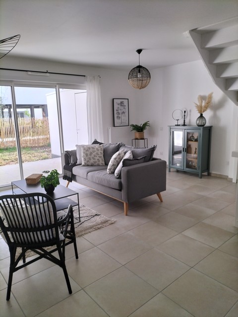 Livraison du programme immobilier neuf Oxygène Aura à Bruges - Salon - Lamotte