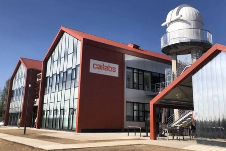 Presse - Ouest-France - Installation d'un télescope dans le bâtiment de Cailabs - Lamotte