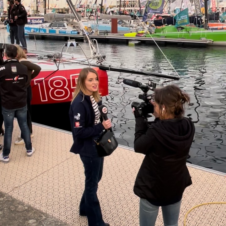 Route du Rhum 2022 - Entretien de Claire Thomas sur TVR - Lamotte