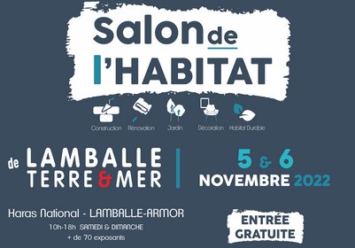 Salon de l'Habitat de Bretagne à Lamballe Armor - Affiche 2022 - Lamotte Aménageur Lotisseur