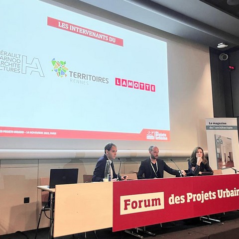 Forum des Projets Urbains (FPU) 2022 à Paris - Présentation de Bois Lilas - Lamotte