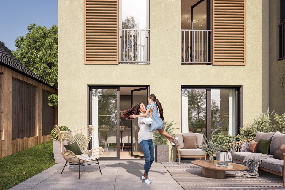 Programme immobilier neuf Castel Nevez - Terrasse d'un appartement - Lamotte