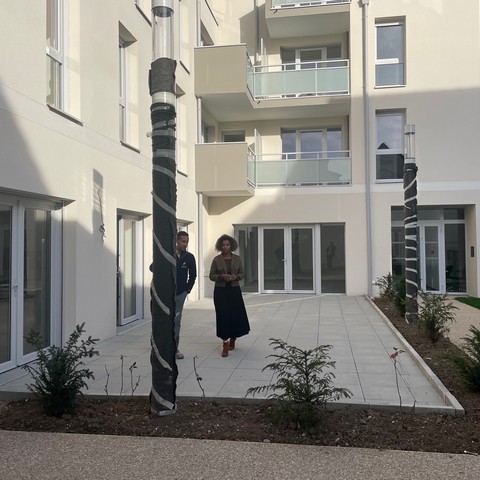 Visite de la résidence services seniors à Meulan-en-Yvelines - Terrasse - Lamotte