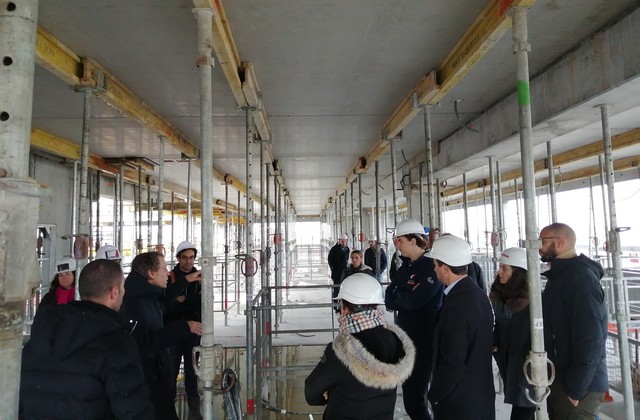 Visite des futurs locaux de notre agence à Bordeaux - Chantier - Lamotte