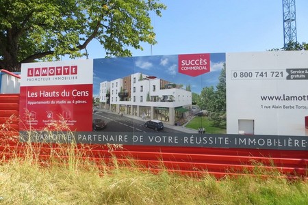 Presse - Ouest-France - Programme immobilier neuf Hauts du Cens à Nantes - Lamotte