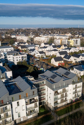 Programme immobilier neuf - Les Clairières Boisées à Chantepie (35) - Vue de quartier 2 - Lamotte