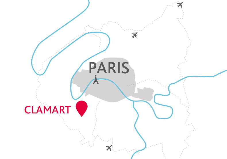 Programme immobilier neuf - Les Charmes à Clamart (92) - Plan de situation - Lamotte