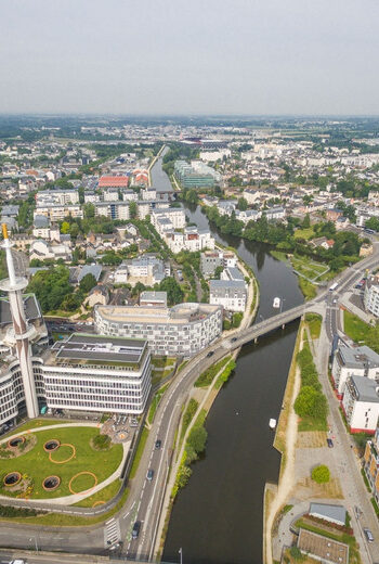 Programme immobilier neuf - Inside à Rennes (35) - Vue de quartier 2 - Lamotte