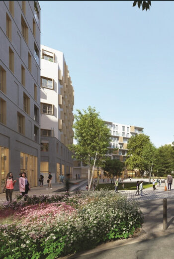 Programme immobilier neuf - Carré Ardoines à Vitry-sur-Seine (94) - Vue de quartier 3 - Lamotte