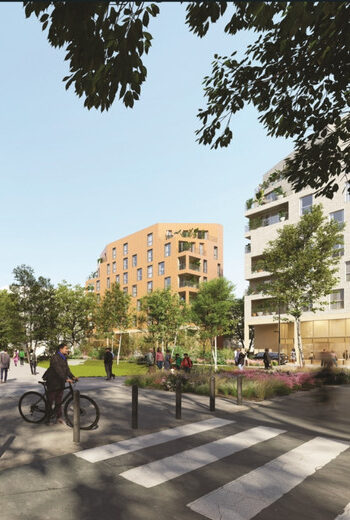 Programme immobilier neuf - La Place Ardoines à Vitry-sur-Seine (94) - Vue de quartier 3 - Lamotte