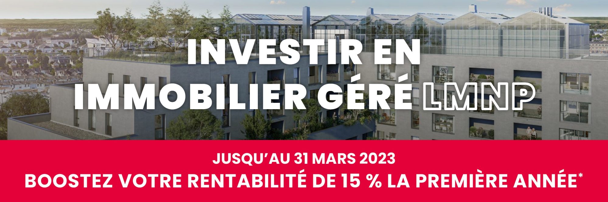 Investissement en immobilier géré avec le LMNP - Bannière - Lamotte