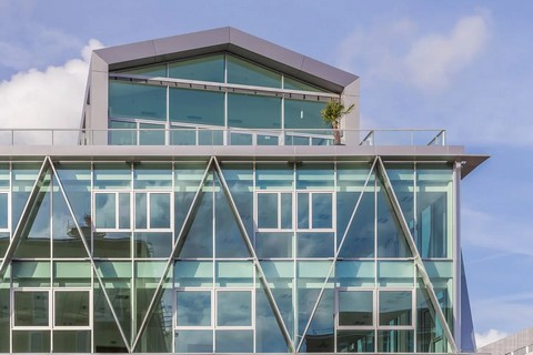 Immobilier d'entreprise - Le Berkeley à Rennes (35) - Façade vitrée - Lamotte