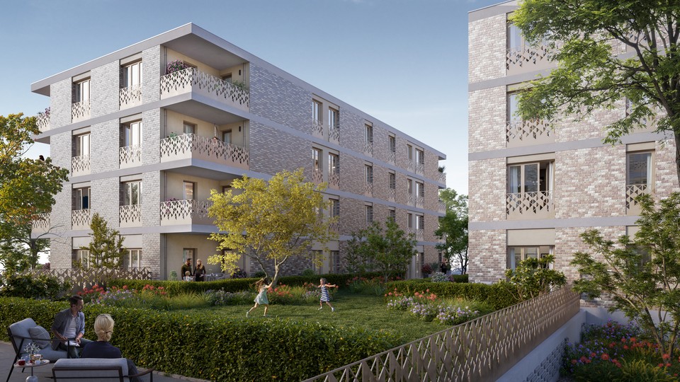 Foncière Logement - Programme immobilier neuf Tangram à Romainvlle - Lamotte
