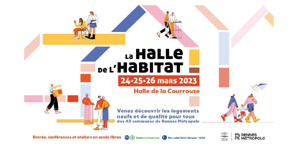 Salon immobilier - La Halle de l'Habitat 2023 à La Courrouze (Rennes) - Lamotte