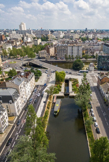 Programme immobilier neuf - La Belle Métairie à La Chapelle-des-Fougeretz (35) - Vue de quartier 2 - Lamotte