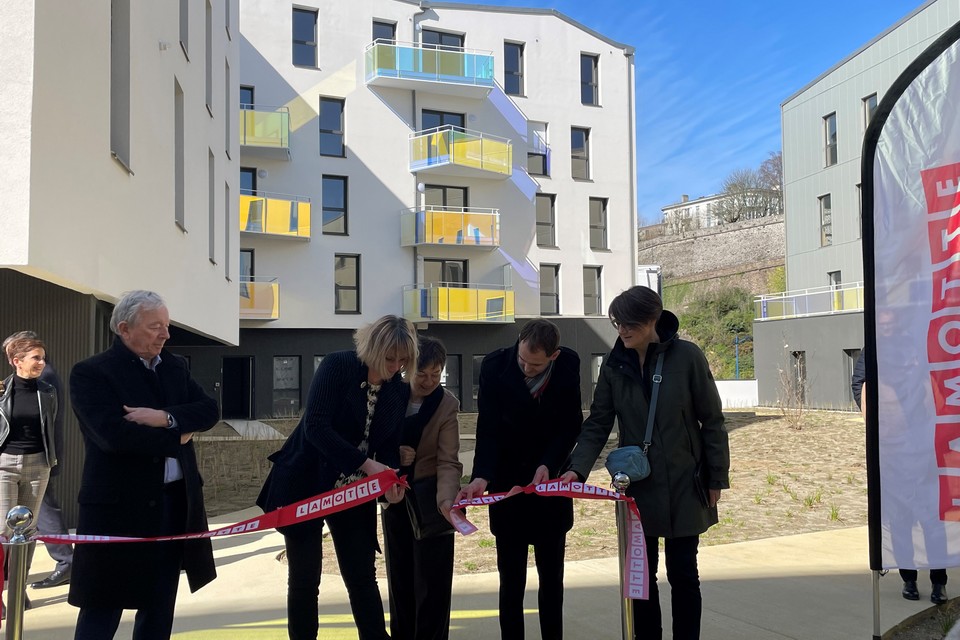 Inauguration du programme immobilier neuf Nouveau Monde à Brest (29) - Lamotte
