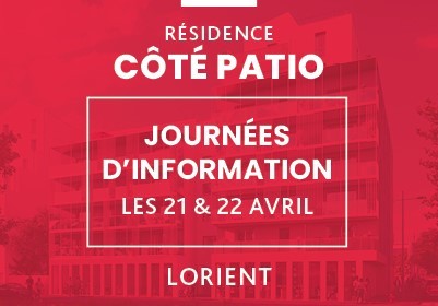 Journées d'information - Programme immobilier neuf Côté Patio à Lorient (56) - Lamotte