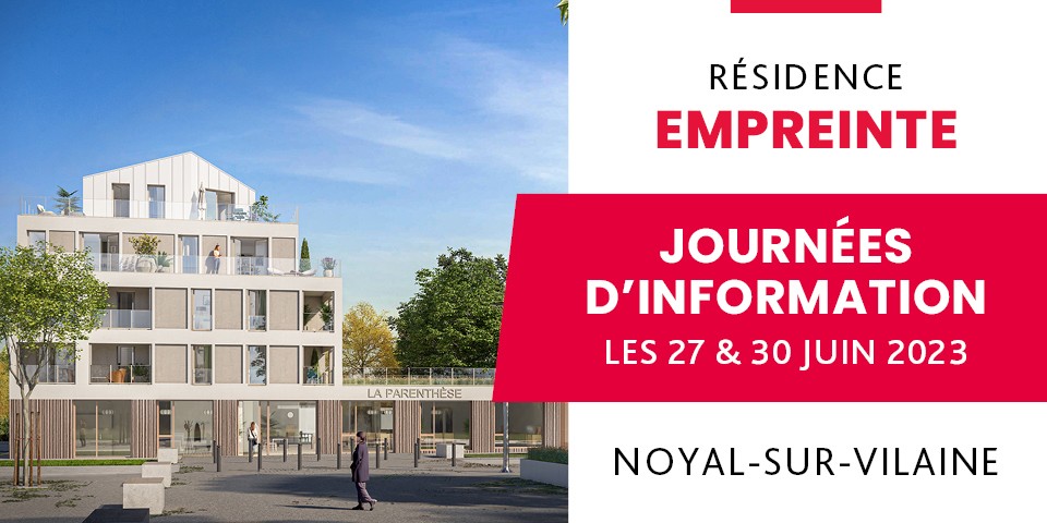 Journées d'information à Noyal-sur-Vilaine (35) - Programme immobilier neuf Empreinte - Lamotte