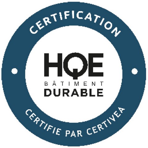 Logo HQE Bâtiment durable - Certification par Certivéa - Lamotte