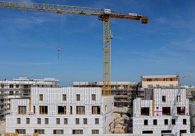 Programme immobilier neuf La Forêt des Groues à Nanterre (92) - Travaux de construction - Lamotte