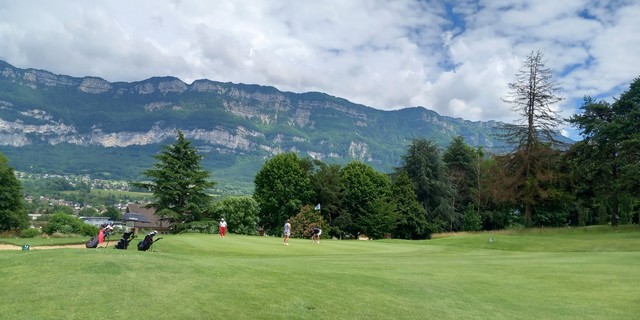 Open de Golf 2023 à Aix-les-Bains (Savoie) - Vue montagne - Lamotte