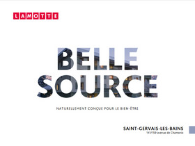 Programme immobilier neuf - Belle Source à Saint-Gervais-les-Bains (74) - Plaquette commerciale - Lamotte