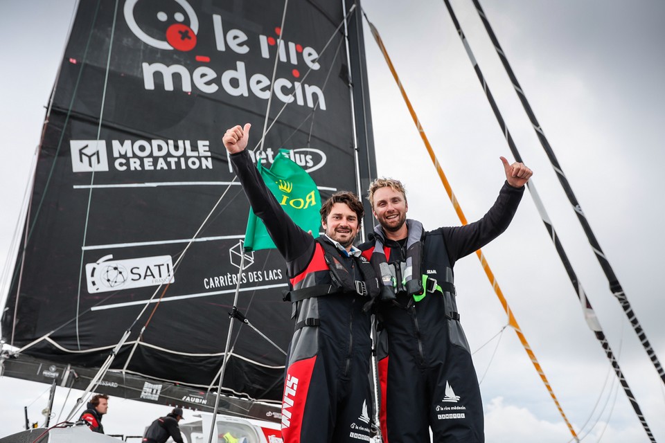 Luke Berry / Antoine Joubert - Victoire à la Rolex Fastnet Race 2023 - Le Rire Médecin - Lamotte