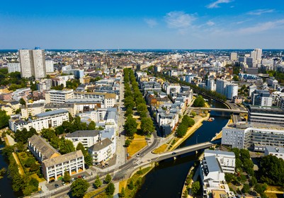 Conseil et accompagnement - Zone tendue - Rennes vue du ciel - Lamotte