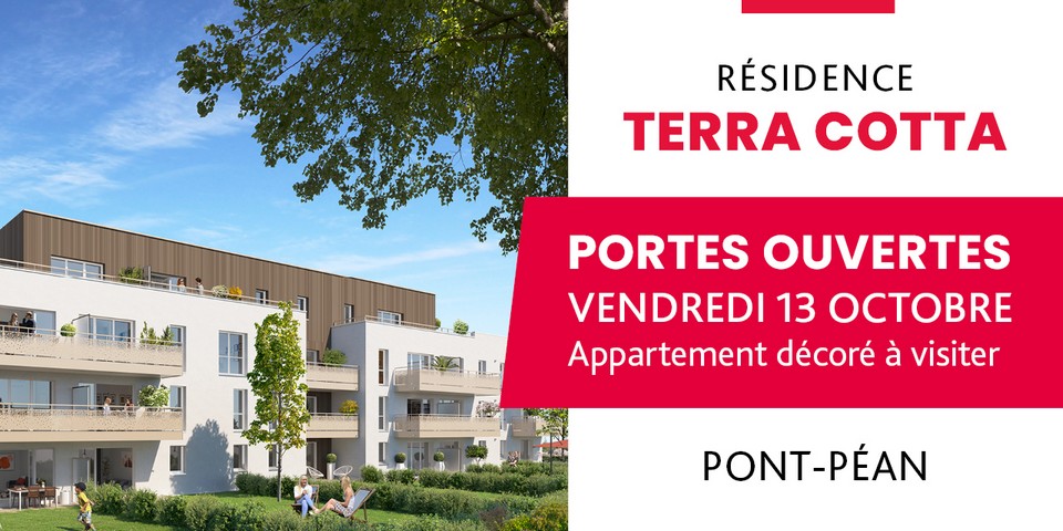 Journée portes ouvertes le 13 octobre 2023 - Programme immobilier neuf Terra Cotta à Pont-Péan (35) - Lamotte