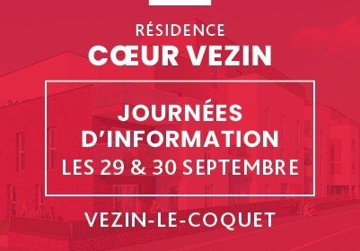 Week-end de lancement commercial et journées d'information - Programme immobilier neuf Cœur Vezin à Vezin-le-Coquet - Lamotte