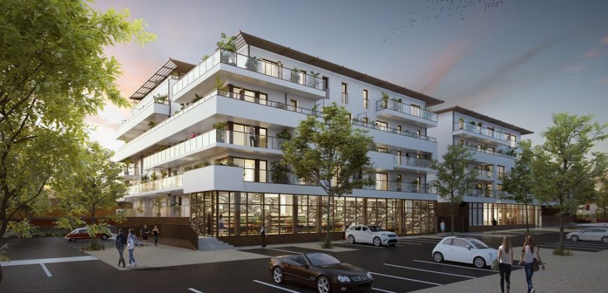Programme immobilier neuf Agora Vivre Rocabey à Saint-Malo - Vue parking - Lamotte